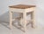 White Vintage White Wooden Side Table, 1920 For Sale - Image 8 of 9
