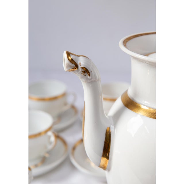 Antique Coffee Service in Limoges Porcelain, Set of 24 For Sale - Image 3 of 15