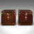 Mid-Century Modern 1970's Pair Vintage Officer's Campaign Luggage Cases For Sale - Image 3 of 12