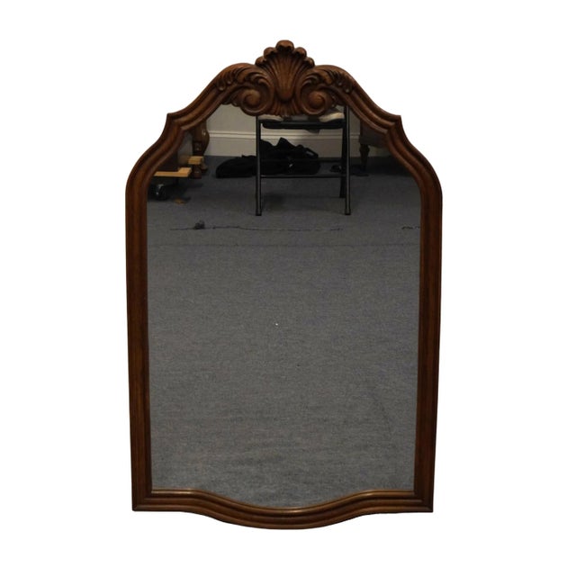 Wood Stanley Furniture Rustic European 29" Dresser / Wall Mirror 995-33 For Sale - Image 7 of 7