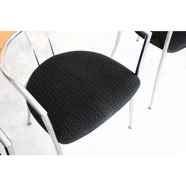 Vintage Dining Chairs from Effezeta, 1980s, Set of 4 For Sale - Image 6 of 12