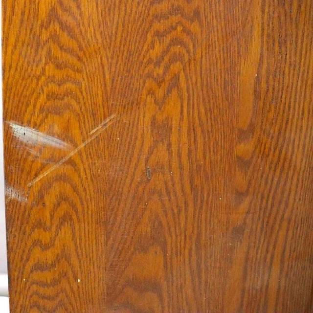 Brown Rj Horner Carved Oak 2-Door Bookcase Unsigned C1920 For Sale - Image 8 of 14