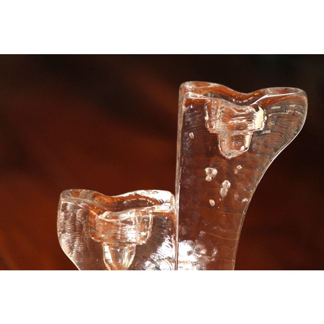 Mid-Century Modern Vintage Kjell Engman for Kosta Boda 'Connect' Series Candle Holders For Sale - Image 3 of 7