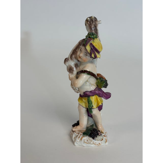 Late 19th Century Konigliche-Porcelan-Manufactur-Berlin (KPM) figurine from "The Seasons" series depicting an allegorical...