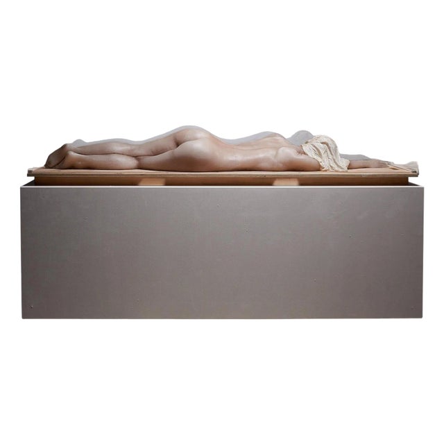 Nude Lady, 2000s, Wax Figure in Acrylic Glass For Sale
