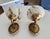 Pair Brass Alabaster Sunburst Wall Sconces For Sale - Image 4 of 18