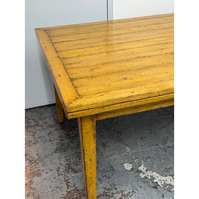 Wood Alder & Company Benchmark Furniture Refectory Extension Dining Table For Sale - Image 7 of 12