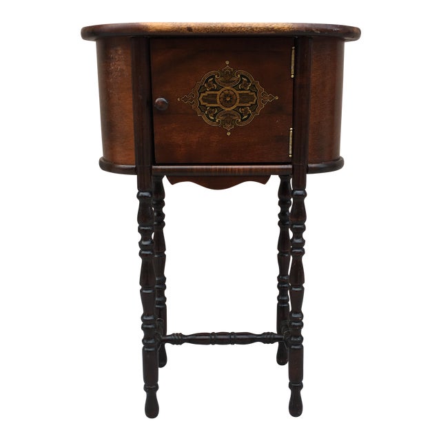 1920s Smoking Caddy Cigar Table By H T Cushman Chairish