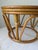 Mid-Century Modern Vintage Rattan Round Ottoman For Sale - Image 3 of 8