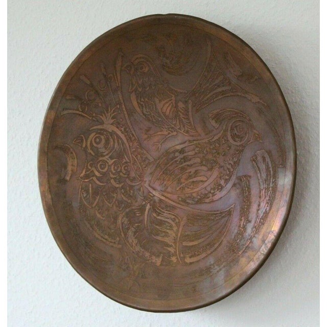 Copper Wall Lamp by Björn Wiinblad For Sale - Image 6 of 9