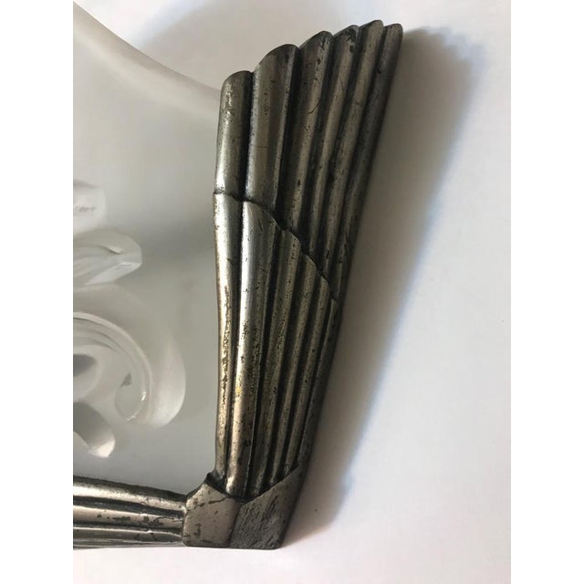 French Art Deco Sconces Signed by Sabino - a Pair For Sale In New York - Image 6 of 12