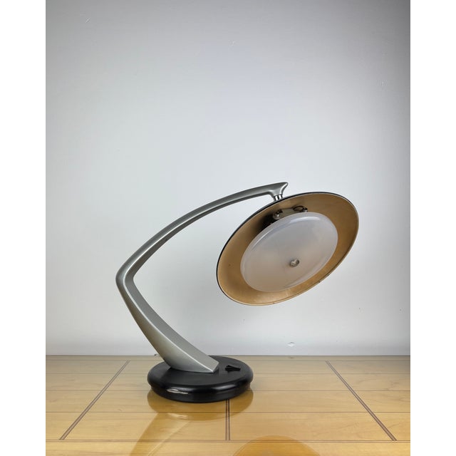 Brutalist Fase Boomerang 64 Table Lamp by Luis Pérez De La Oliva, 1960s For Sale - Image 4 of 18