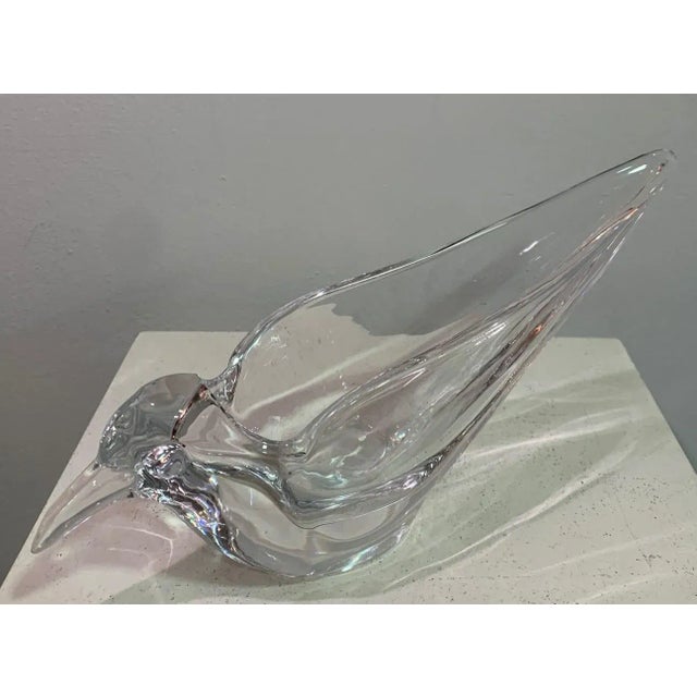 Bird-Shaped Glass Hallway Bowl from Vannes France, 1970s, in Flawless conditions. Designed 1970 to 1979 This piece has an...