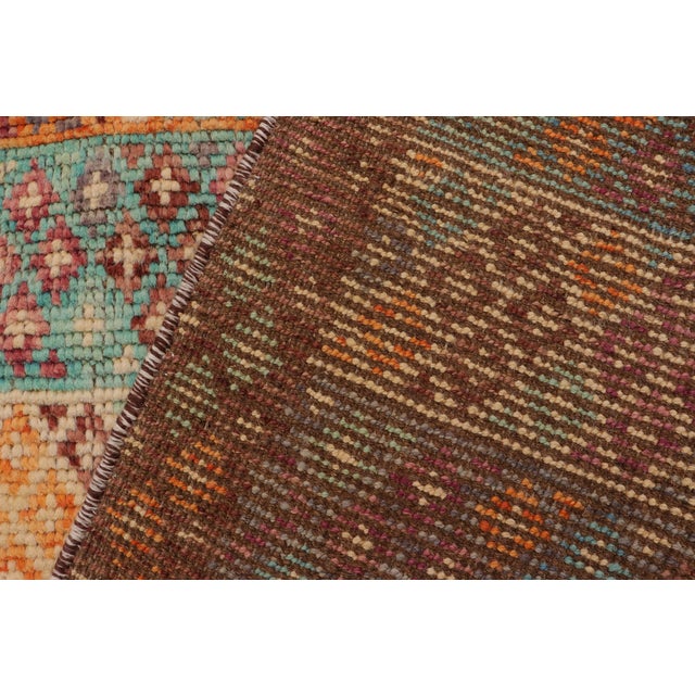 Eclectic Balochi Brown/Rust Wool Rug - 3'6''x5'2'' For Sale - Image 9 of 11