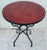 Brick Red 27" Red Moroccan Mosaic Table For Sale - Image 8 of 8
