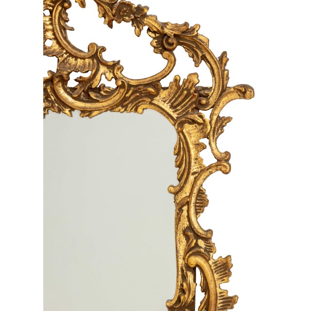 Baroque Baroque Style Gilt Composite Framed Mirror For Sale - Image 3 of 8