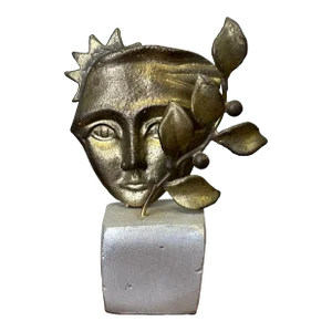 Mid Century Modern Gilt Bronze Sculpture