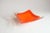 Large handblown orange Murano glass bowl, italy 1970s. Very “that 70s show” colorways. Inner part orange, clear outside....