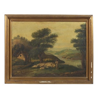 European School Artist, Landscape, Painting on Canvas For Sale