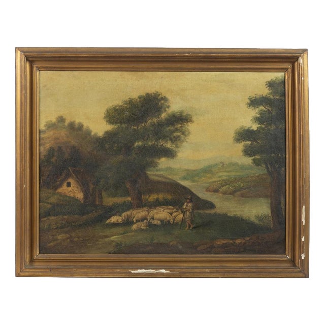 European School Artist, Landscape, Painting on Canvas For Sale