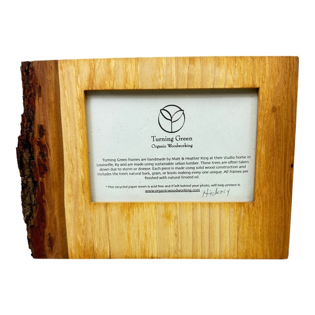 Handmade Hickory Picture Frame For Sale