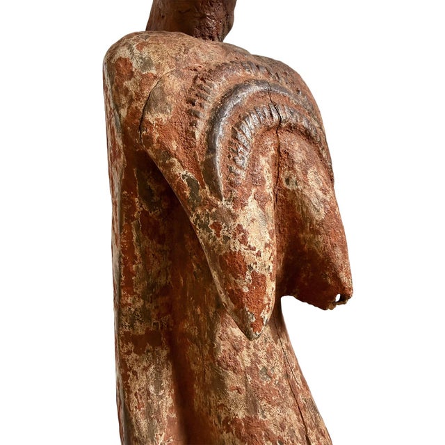 Antique Rare Bena Lulua Female Ancestor Figure For Sale - Image 13 of 13