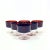 1960s Holiday Red Sorbet Coupes by Luminarc France - Set of 6 For Sale - Image 5 of 5