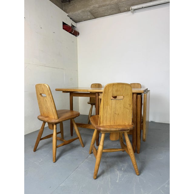 Mid-Century Scandinavian Dining Set by Eero Aarnio for Laukaan Puu, 1960s, Set of 5 For Sale - Image 17 of 18