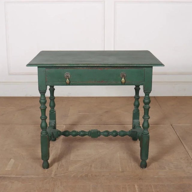 Green 18th Century English Lamp Table For Sale - Image 8 of 8