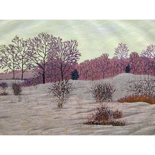 "A Gold January" by Gordon Mortensen Hand Signed, Dated and Numbered by the artist Unframed Limited Edition Reduction...