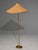 Mid-Century Modern V. Soini Oy, Rare Floor Lamp, Brass, Leather, Rattan, Finland, 1950s For Sale - Image 3 of 13
