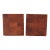 Mid-Century Square Butcher Block Wood Bookends For Sale