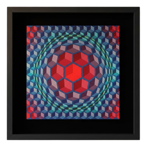 After Victor Vasarely, Composition, 1971, Print