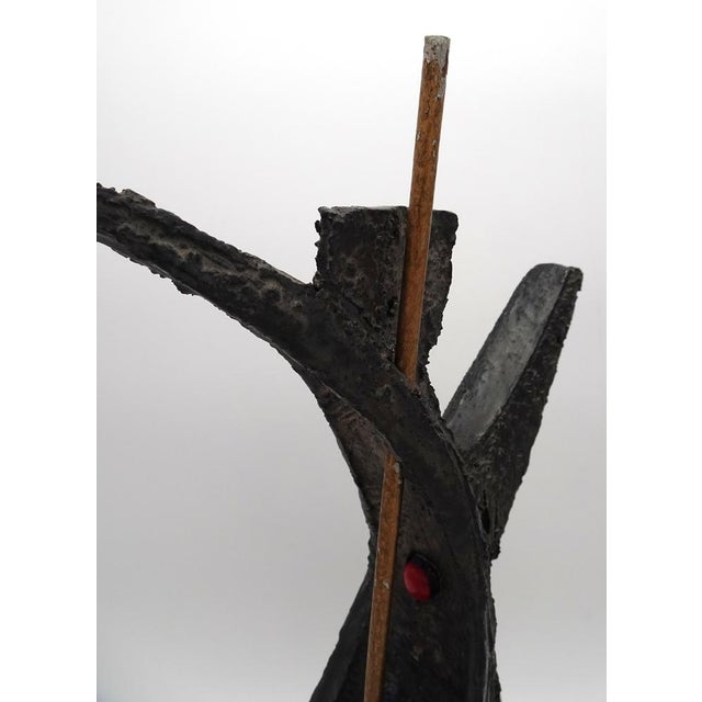 Mid Century Belgian Abstract Ceramic Sculpture, 1960s For Sale - Image 9 of 17