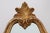 Florentine Style Giltwood Mirror with Acanthus Crest and Bevelled Glass, 1950s For Sale - Image 10 of 11