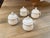 Design Plus Gallery presents a Set of Four Mottahedeh Museum Reproductions “Musée des Arts” Pot de Crème Cups with Lids....