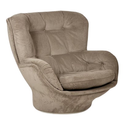 Vintage Karate Velvet Chair by Michel Cadestin for Airborne, 1970 For Sale