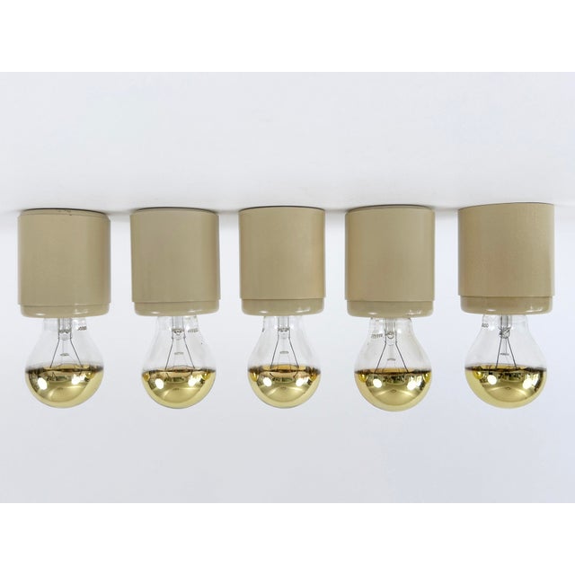 Gino Sarfatti SP 14 Ceiling Lamps by Gino Sarfatti for Arteluce, Italy, 1960s, Set of 5 For Sale - Image 4 of 18