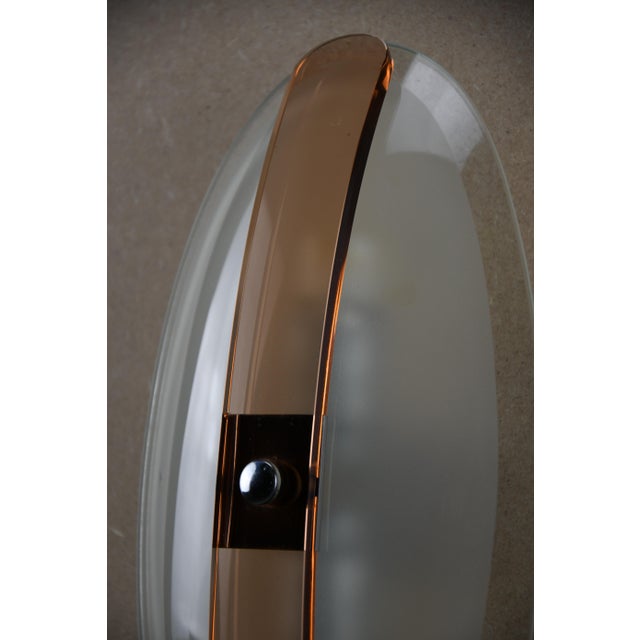 Italian Murano Glass Wall Sconces attributed to Antonio Lupi, 1960s, Set of 2 For Sale - Image 9 of 12