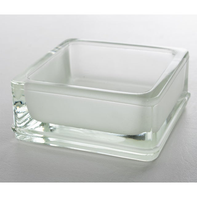 Lumax Molded Glass Ashtray, Desk Accessory Catchall, Design by Le Corbusier For Sale - Image 13 of 14
