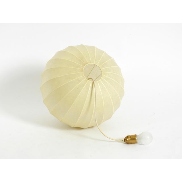 Round Cocoon Pendant Lamp, 1960s For Sale - Image 12 of 15
