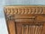 Antique Carved Oak Buffet With Metal Hardware For Sale - Image 11 of 18
