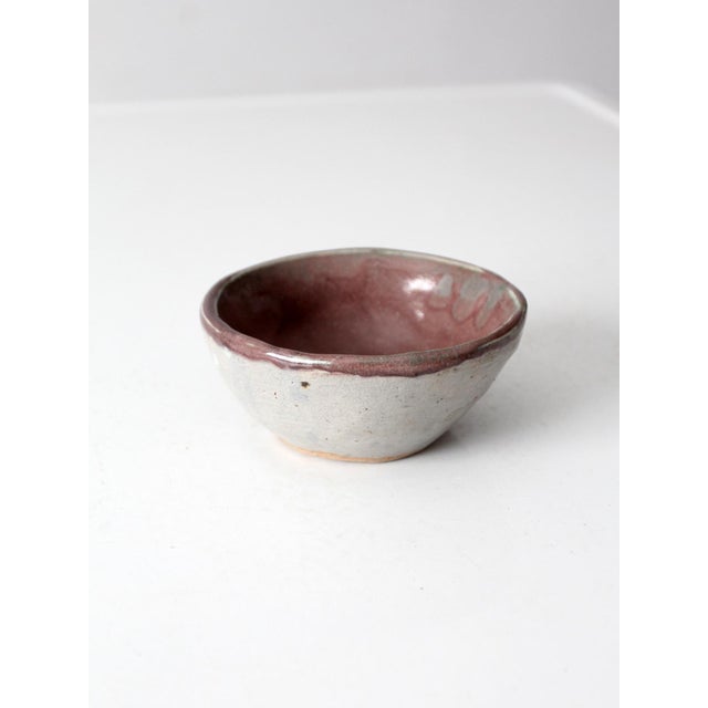 Vintage Handmade Studio Pottery Bowl For Sale - Image 10 of 13
