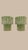 DUTIES FREE A spectacular pair of Italian Murano glass wall sconces featuring thirteen handcrafted green alabaster glass...