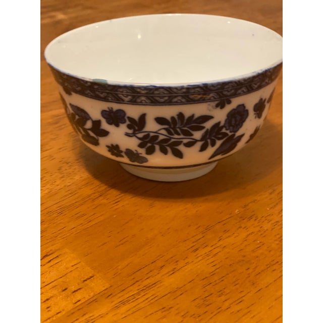 Late 19th Century Antique Coalport Flow Blue Porcelain Bowl For Sale - Image 5 of 9
