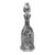 Vintage Port Decanter, English, Glass, Silver Label, Spirit Bottle, Mid Century For Sale