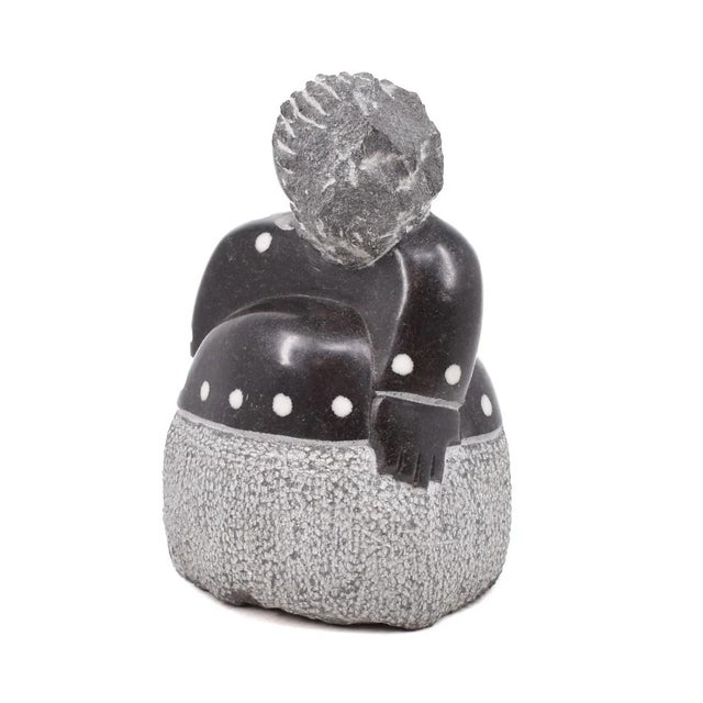 Early 20th Century Shona Stone Woman Sculpture In The Style of Colleen For Sale In Denver - Image 6 of 6
