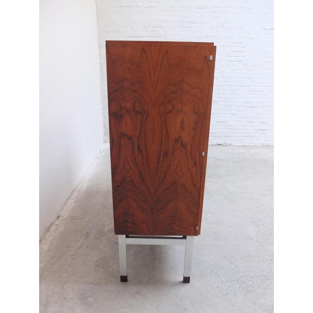 Metal Modernist Bar Cabinet by Werner Wölfers for V-Form, 1960s For Sale - Image 7 of 18