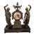 Antique Ansonia Huntress & Fisher Figural Mantel Clock – New York, 1882 [Mr] For Sale