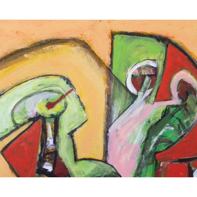 Abstract Acrylic Painting by James L. Bruch For Sale - Image 4 of 7